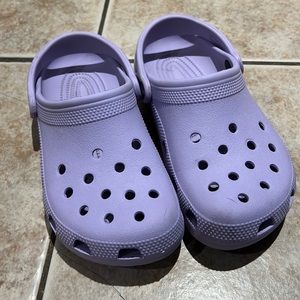 light purple Crocs